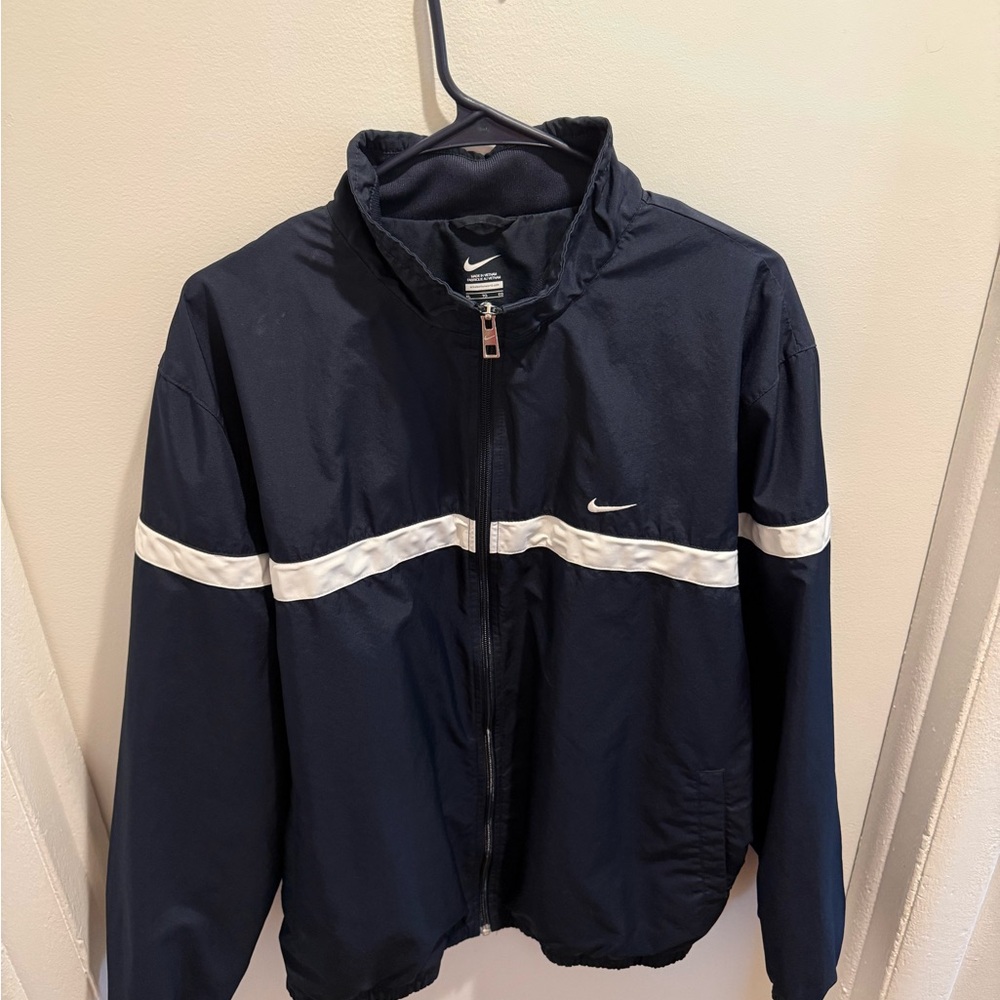 Nike Black Jacket with Yellow Logo